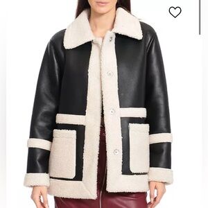 Avec Les Filles Fayx Shearling jacket